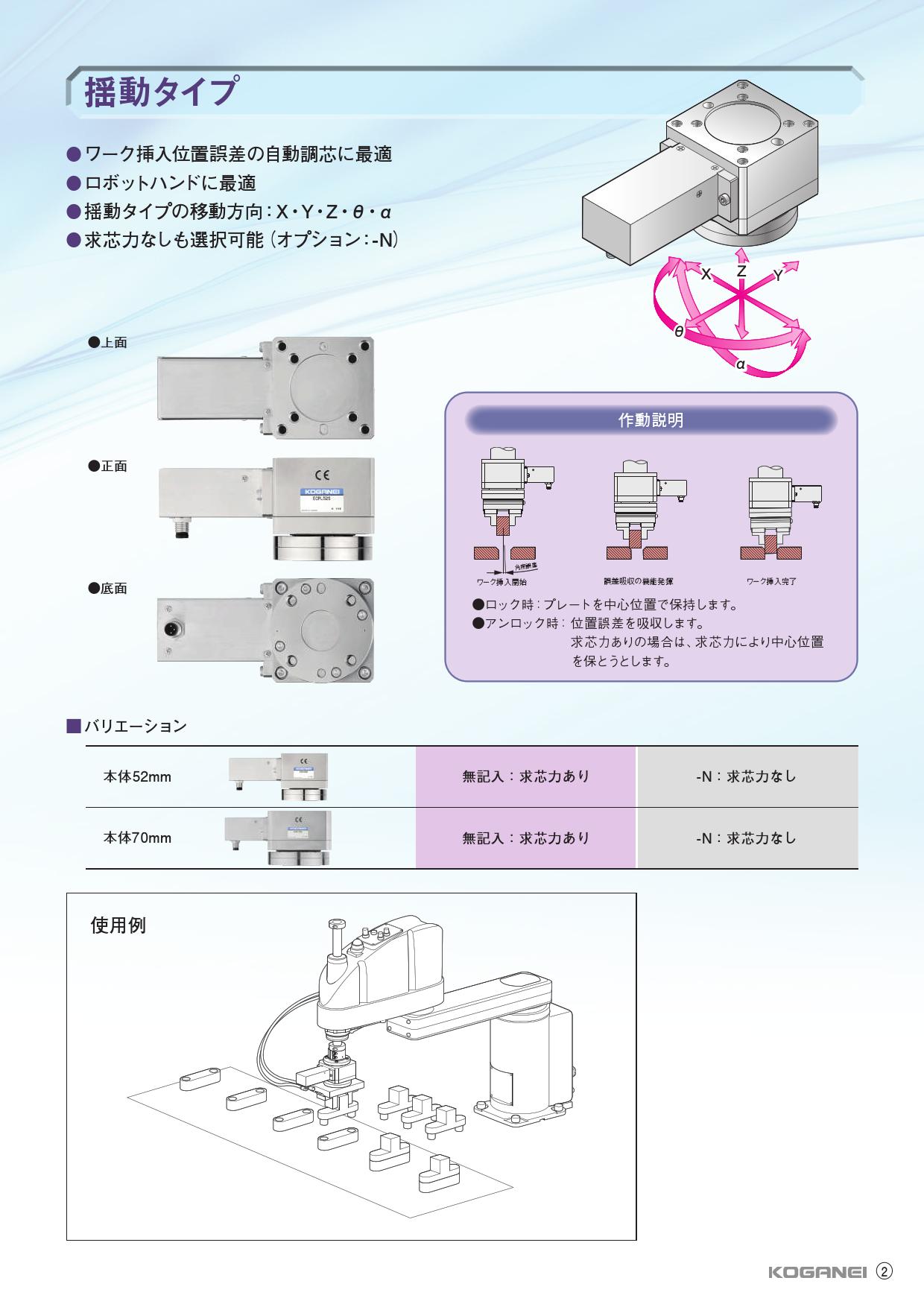 電動浮動平台(ECPL)|KOGANEI 小金井台灣官方網站- 氣動元件 除靜電產品 半導體及面板專用幫浦 藥液閥 緩衝器 除靜電器 電動產品